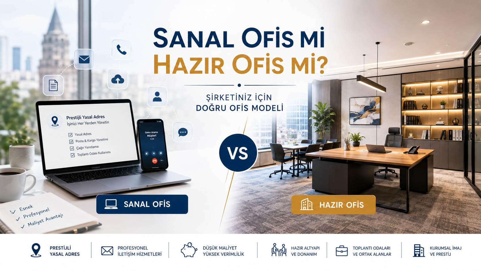 Sanal ofis mi hazır ofis mi karşılaştırması